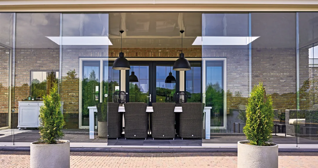 Glasschiebewand Fiano